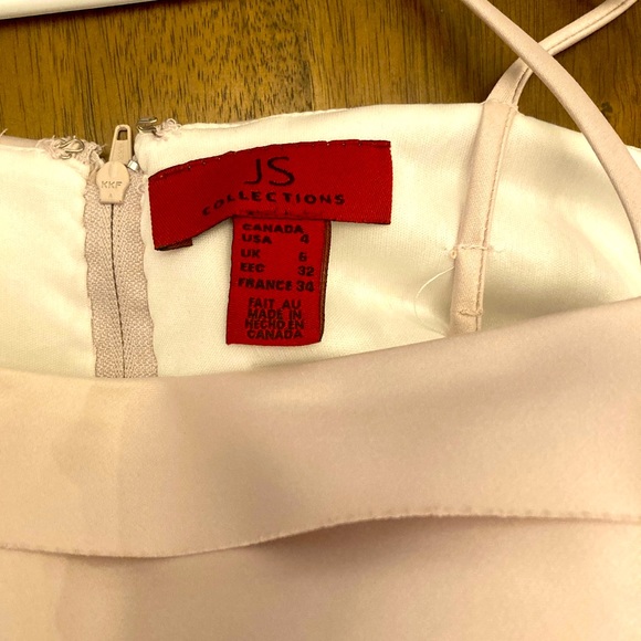 JS Collections tiered long formal gown - Picture 3 of 4